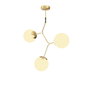 Opviq Damar - 6317 Lámpara de araña moderna en Amarillo y Blanco
